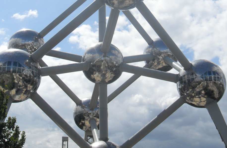 Atomium in Laken, Brüssel